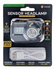Hodelykt, 200 lumen og oppladbar. Av/på sensor. thumbnail
