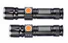 USB oppladbar LED lommelykt. 500 Lumen. Justerbar spredning. Lyser godt! thumbnail