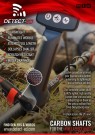 Karbonskaft komplett sett til Minelab Equinox, sort / grå thumbnail