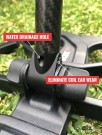 Karbonskaft komplett sett til Minelab Equinox, sort / grå thumbnail