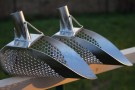 Sito 8, sandscoop i rustfritt stål, med runde hull thumbnail