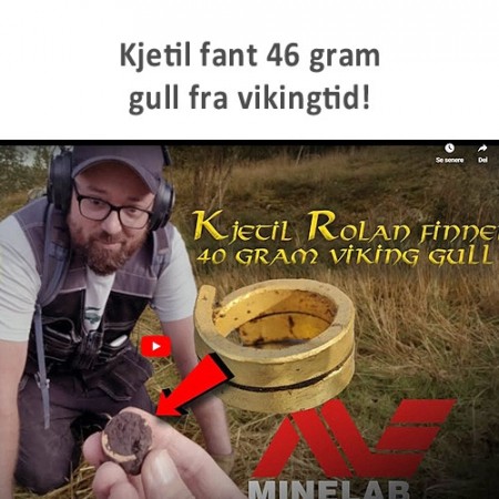 Fant 46 gram vikinggull!